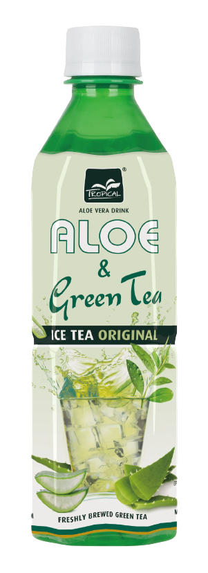 Tropical Aloe et Thé vert naturel 50 cl - cartons de 20