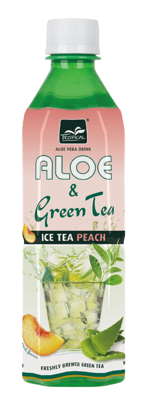 Tropical Aloe et Thé Vert Pêche Naturel 50cl - carton de 20